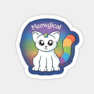 Meowgical Unicorn Cat Sticker